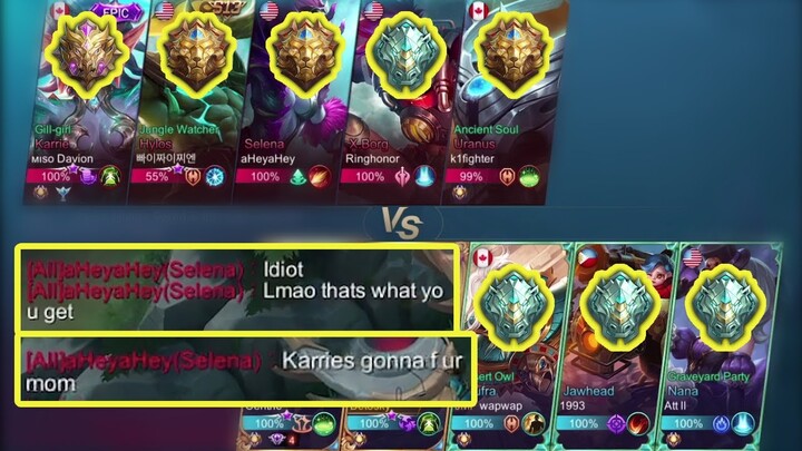 Moonton Fix Matchmaking Plz + Trashtalk From The Enemy | MLBB