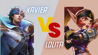 MOMENT MANA YANG MENURUT KALIAN BAGUS!!! GAMEPLAY XAVIER VS LOLITA | MOBILE LEGENDS #BESTOFBEST