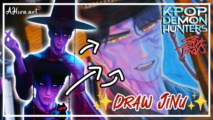 ✨Draw JINU✨ || Saja Boys || Kpop Demon Hunters 😈✨