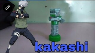 #7 Hướng dẫn làm mô hình Kakashi bằng giấy || Minecraft || LĐV