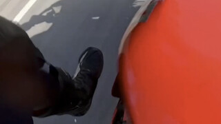 260 km/h! What is it like to pull your legs directly when the chain breaks?