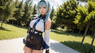 【AI coser 原神系列】 优菈 eula