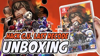 .Hack G.U. // Last Recode (Nintendo Switch) Unboxing