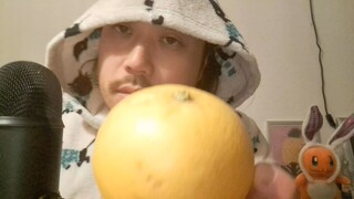 ASMR GRAPEFRUIT (EATING SOUNDS, AIR TRACING & NO TALKING)