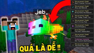 YOUTUBER NÀY ĐÃ HOÀN THÀNH HẾT TẤT CẢ "THÀNH TÍCH" MINECRAFT 1.17 TRONG VÒNG VÀI PHÚT !! *HAY QUÁ*