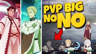 KIATO IS A BIG NO NO FOR GLOBAL PVP JULIUS REALLY BENCHED HIM - Black Clover Mobile