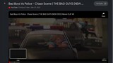 The bad guys car chase