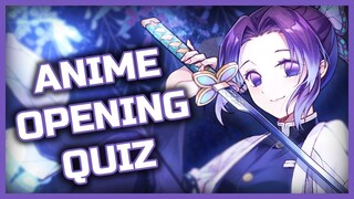 Anime Opening Quiz - 30 Openings (From easy to hard)