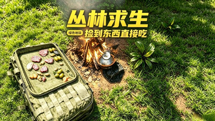 Stranded in the rainforest, I play the role of Shennong and taste a hundred herbs to survive.