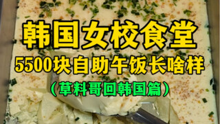 Bữa trưa tự chọn trị giá 5.500 won tại căng tin trường nữ sinh Hàn Quốc trông như thế nào? (Thật lạ!