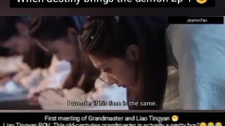 When destiny brings the demon Ep 1 👿😊 a pretty boy??🤭 #liaotingyan #simajiao #chinesedrama