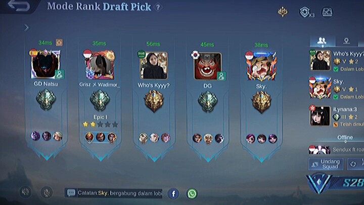 tabrak party an kami dongggg 😏😏