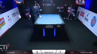 AJ MANAS RUN OUT