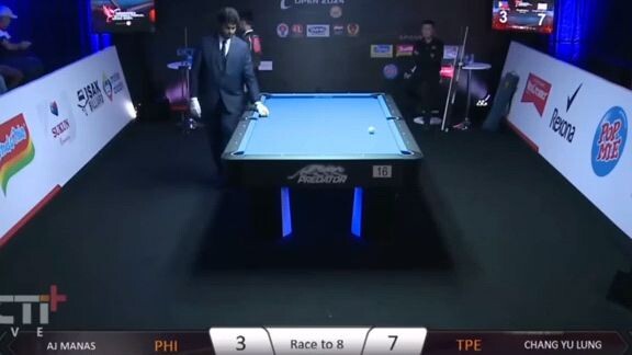 AJ MANAS RUN OUT