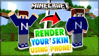 How To Render Your Minecraft Skin Using Your Phone | Render Your MC Skin Without PC | 2021