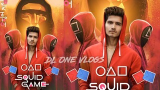 SQUID GAME Poster Design In Picsart | Picsart Squid Game Photo Editing