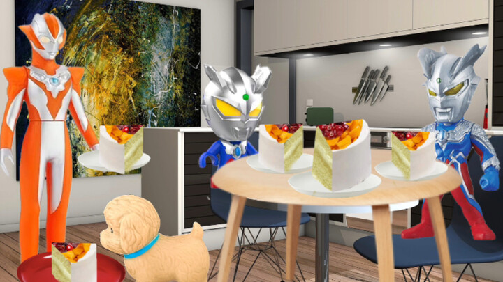 Video đồ chơi giáo dục sớm giác ngộ cho trẻ em: Little Ciro Ultraman làm bánh và bánh ăn