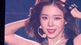 这晚泰兰德的风真的太神了！棕色小狮子散发着一种野性的自由的美，aespa泰国演唱会曼谷场Day2金玟庭Salty &Sweet饭拍视频【230730｜金旼炡】