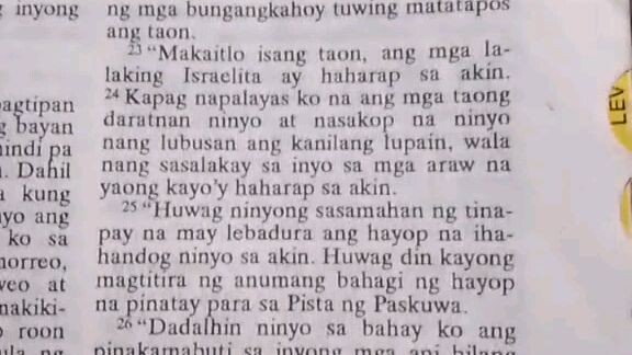 Pang Araw Araw na Talata.     Exodus 34:21-28