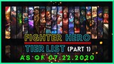 Mobile Legends Tier List July 2020 | Meta Fighter Heroes Mobile Legends Season 17 (Part 1)