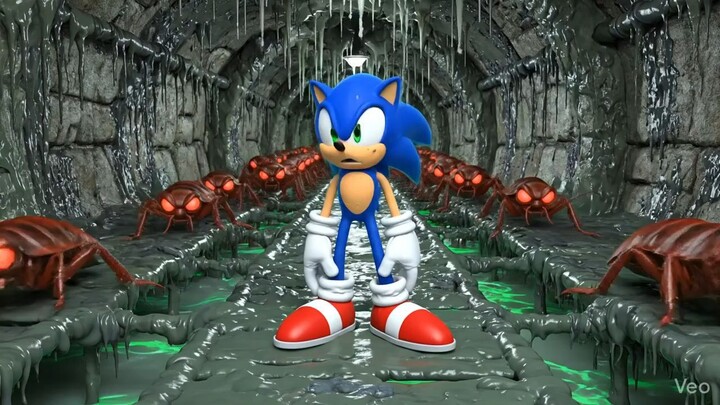 声波与蟑螂之间的战斗  Action between sonic and cockroaches