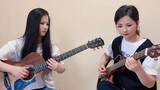 Twins Xiaoqi and Black Cat in the same frame "Love Jiangshan More Love Beauty" / Beishang Guitar