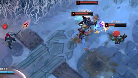 The Barbarian King has bugs crawling on him.