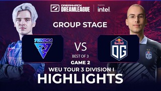 Game 2: OG vs Tundra Esports | DPC WEU 2022 Tour 3: Division I