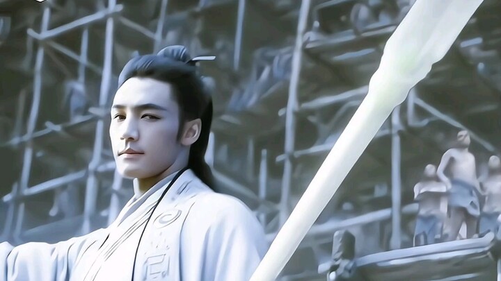 My Taoist Priest Yang Jian, whose facial features are three-dimensional, sharp and angular, and whos