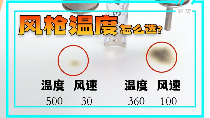 كيف تختار درجة حرارة مسدس الهواء الساخن؟