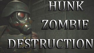 Hunk Destroying Zombies With Infinite Ammo - Resident Evil 2 Remake Gameplay - PC