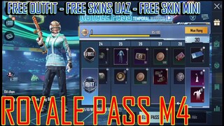 [PUBGMOBILE]Royall Pass M4 Open Crate - Free Skin UAZ & OUTFIT, mini