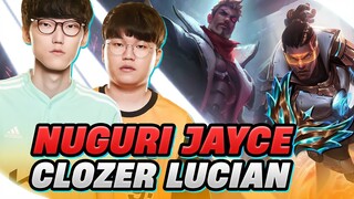 REACTION DK NUGURI JAYCE VS LSB CLOZER LUCIAN, MÁNH KHÓE CỦA GÃ KHỔNG LỒ (LMHT)12.11