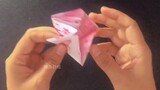 Origami enam kelopak lily