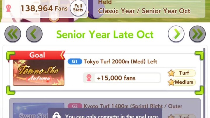 Gold Ship Tenno Sho Autumn Run