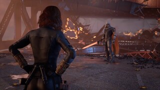 Marvel's Avengers - Black widow Vs Task Master (Boss Battle)