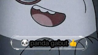 panda gabut y #anjay slebew!