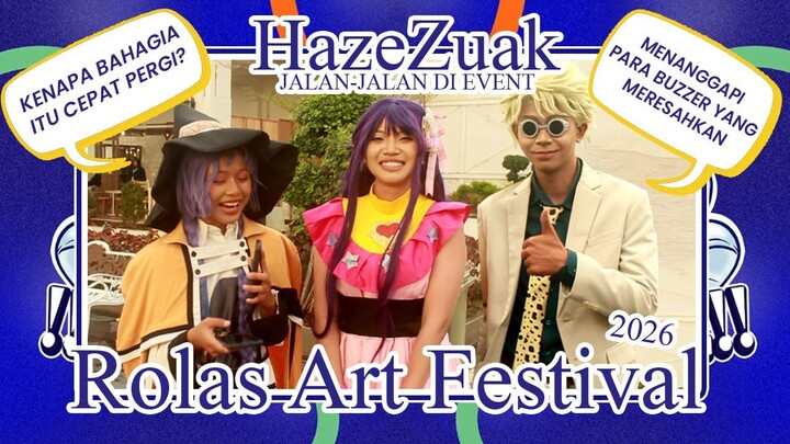 Jalan-jalan di event Rolas Art Festival (2026)! | Event Jejepangan Surabaya