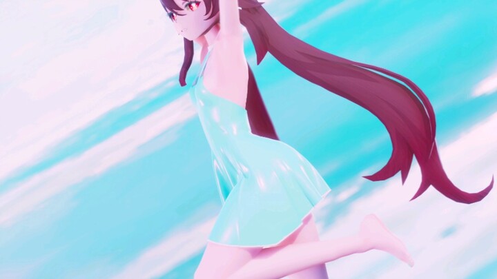 [เก็นชินอิมแพกต์/4K/MMD] ชุดว่ายน้ำ Walnut-Galaxias!