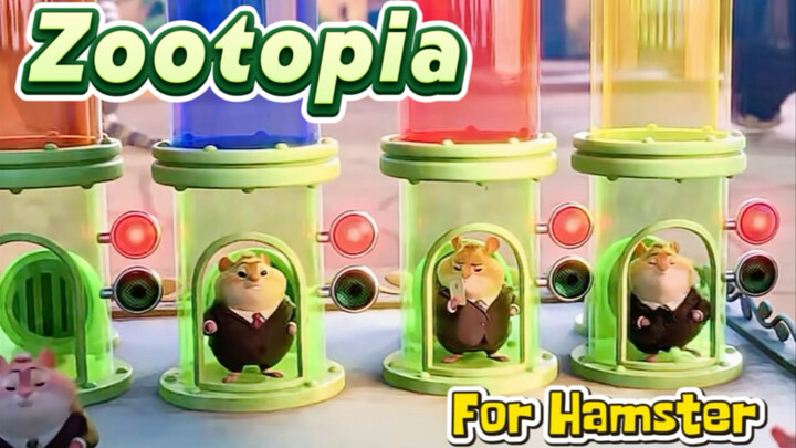After rat owners watched “Zootopia,” they immediately built a similar house for their own pet rats!