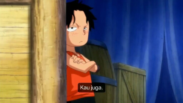 moment ace suka sama luffy, kocak banget😭