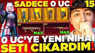 1 LVL HESAPTA İLK! 0 UC'YE YENİ NİHAİ SET ÇIKTI! BEDAVA FULLENEN DESTANSI SİLAH ALDIM! PUBG Mobile