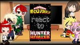 Mha react to Hunter X Hunter// {Bakudeku a little ♡} || Gacha club