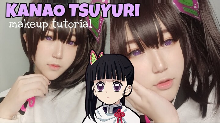 ♡ Kanao Tsuyuri Cosplay Makeup Tutorial Demon Slayer♡