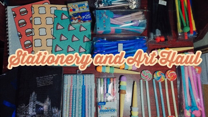 Stationery and Art Haul 💮 | PHILIPPINES