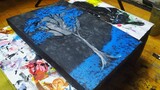 Cara melukis pohon dengan mudah || Blue Leaves Painting