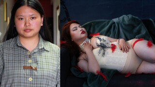 Shooting photos of nine girls with different body shapes in real life (finished film)