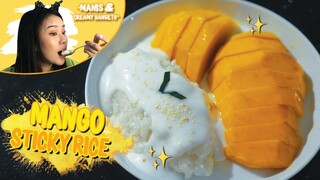 BIKIN MANGO STICKY RICE SENDIRI YUK! GAMPANG DAN ENAK BANGET LOH!