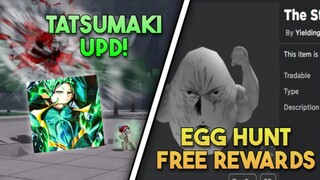 NEW Tatsumaki Ultimate UPDATE SOON + EGG HUNT FREE REWARDS! | The Strongest Battlegrounds