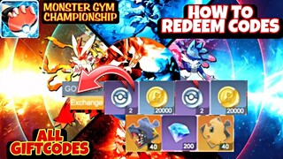 Monster Gym Championship All 6 Giftcode - How to Redeem Codes // Monster Gym Championship Free Code